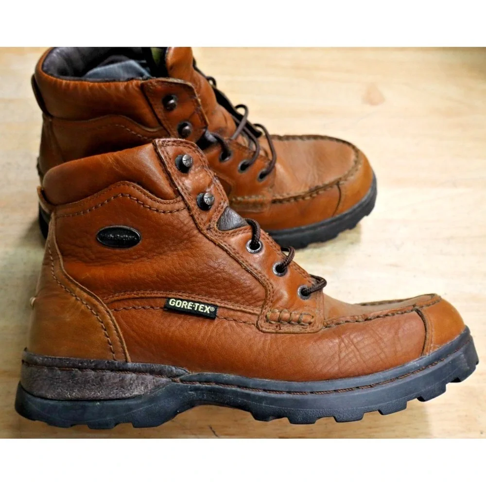 Irish Setter Gore-Tex Soft Paws Chukka Mens Leather Work Boots Size 8.5 D Brown